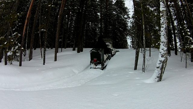 Снегоход Тайга Варяг в Тайге, с Лифаном 20 смотреть онлайн