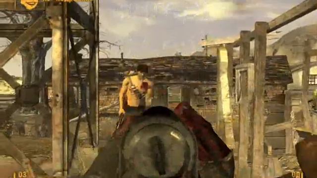 ядерный халакост или нубик играет в Fallout:New Vegas смотреть онлайн