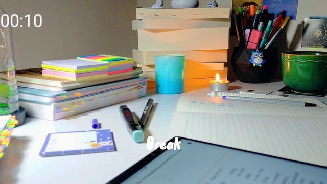 1 HOURS STUDY WİTH ME☔🌧️ Rainstorm sound 🎹calm piano music pomodoro 25-5 focus
