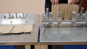 Сборка решетки из плоского картона