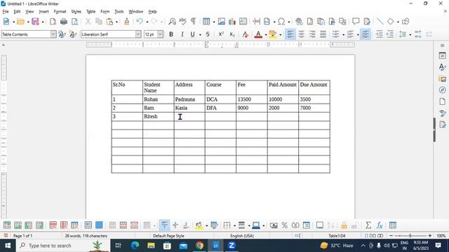 About Table Menu in Libre Office | GIT Education смотреть онлайн