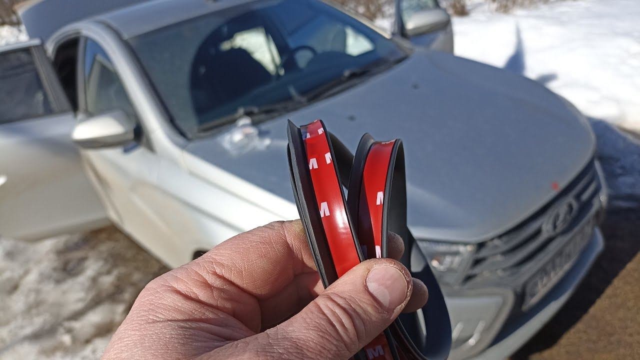 LADA VeSтА,,,уплотнитель лобового !!! Раньше надо было и вот почему !!!