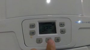 Показываю как включить отопление на котле Baxi ECO Home 24F