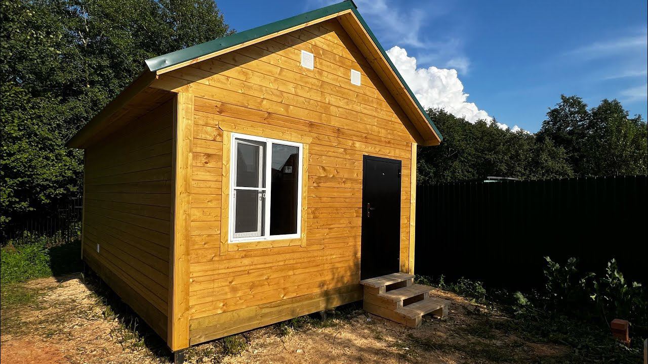 Баня 6х4 пластиковые окна и двери с маленьким тамбуром смотреть онлайн