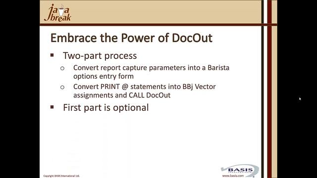 Java Break, Customer Success with BBx , ASCI Delivers a RADical Facelift смотреть онлайн