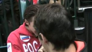 Stephane Lambiel and Johnni Weir
