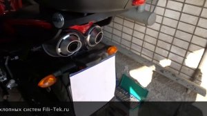 Переделка глушителя под прямоточный на Yamaha FZ6