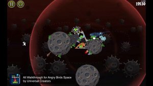 Angry Birds Space: Danger Zone Level D-24: 3 Star Walkthrough