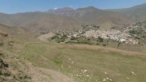 Курахский район.село Курах.Обзор с горы.
