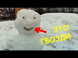 Весенние сугробы || Суровый снеговик || Обрезка яблонь || Жизнь в деревне