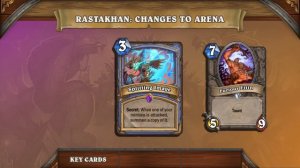 Conquering The Rastakhan Arena | Key Cards & Changes | Hearthstone | [Rastakhan's Rumble]