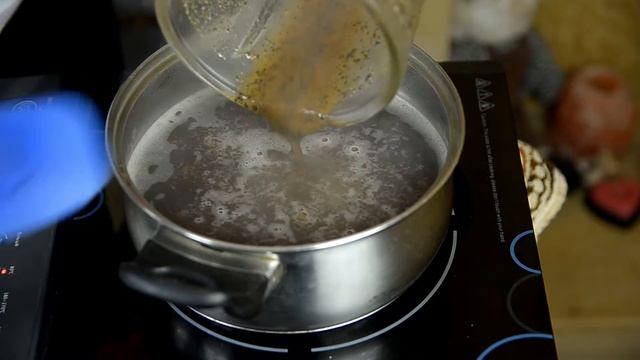 Черная икра из чечевицы