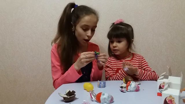 Распаковка Киндеров|Нам попалось Золотое Кольцо?|Yana Fun| смотреть онлайн