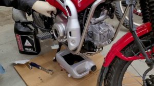 2021 Honda CT125 Oil change step by step