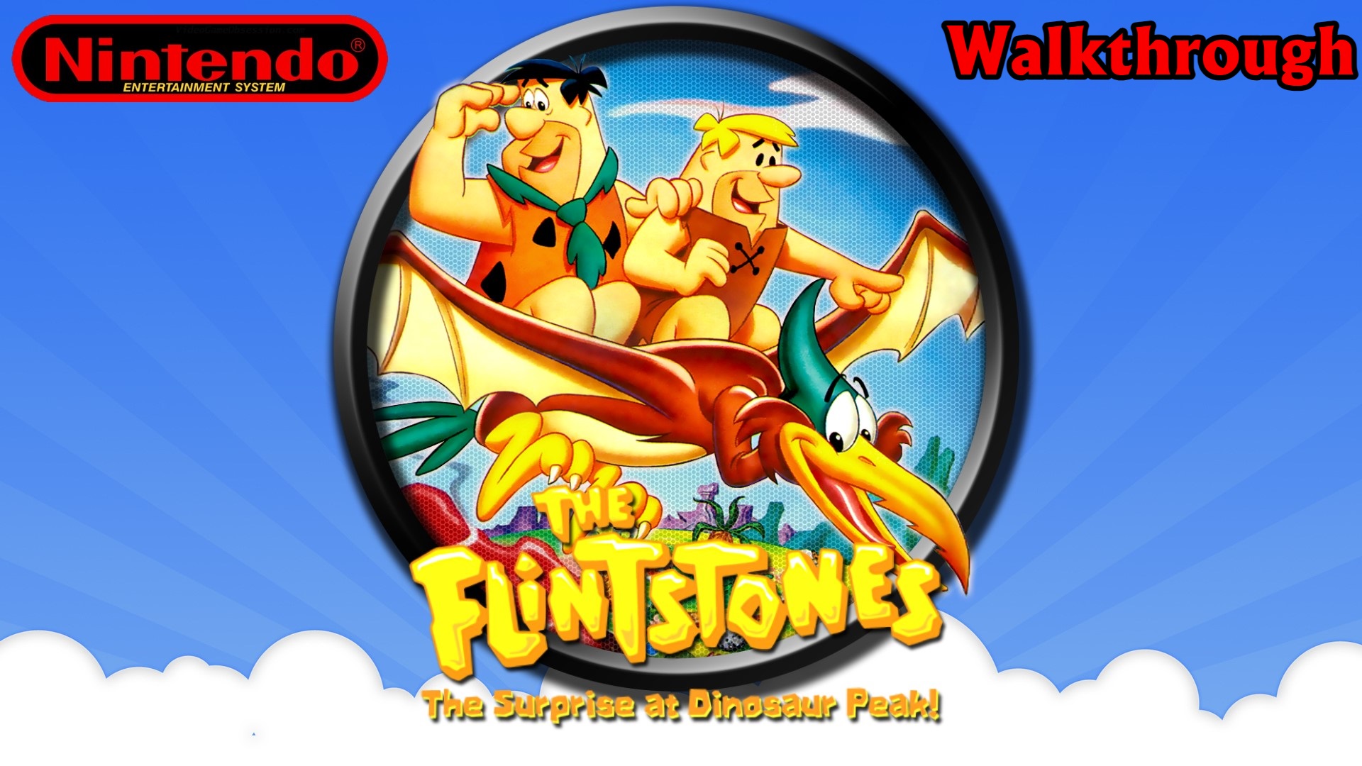 Флинтстоуны. Flintstones, The The Surprise at Dinosaur Peak! Прохождение. Денди. NES 8 bit