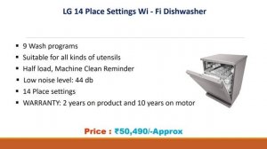 Best Dishwasher 2022 In India With Price // Dishwasher Buying Guide // Which Is The Best Dishwasher