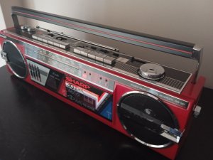 SHARP WQ-561Z(R) VINTAGE RADIO-CASSETTE PLAYER-ЯПОНИЯ