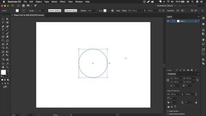 Как сделать круг в иллюстраторе - Ellipse Tool | Урок Adobe Illustrator