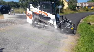 Насколько быстро работает холодная фреза Bobcat?