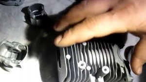 Зазоры компрессионных колец не оригинальной поршневой MS180 с новья Часть 2