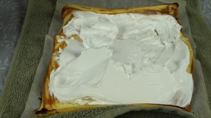 Сладкое чудо за 5 минут, Бисквитный Рулет с Кремом