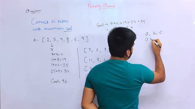 Connect N Ropes with minimum cost | Amazon Interview Question | PriorityQueue | DSA-One Course #34 смотреть онлайн