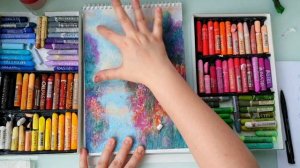 КАК НАРИСОВАТЬ ПЕЙЗАЖ МАСЛЯНОЙ ПАСТЕЛЬЮ | МАСТЕР-КЛАСС ПРОВАНС
