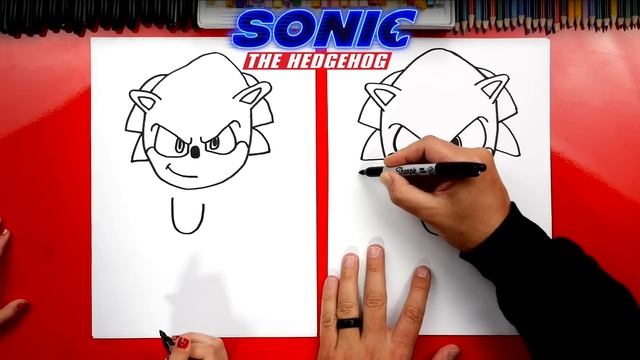 How To Draw Sonic From Sonic The Hedgehog Movie смотреть онлайн