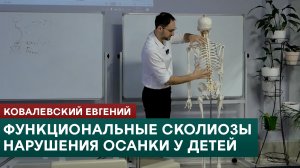 Функциональные сколиозы. Нарушения осанки у детей. Ковалевский Евгений