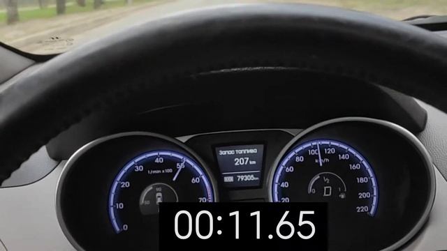 HYUNDAI IX35 AWD 2.0.Разгон до 100км!!!