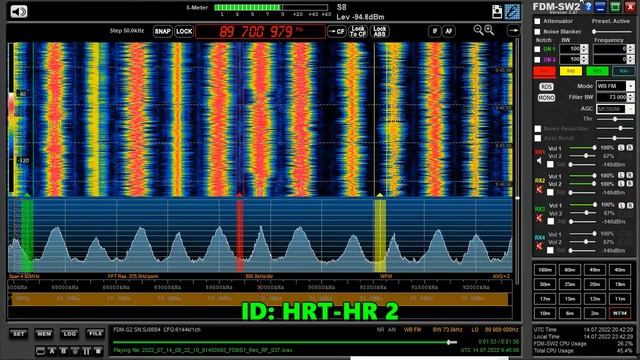 14.07.2022 09:46UTC, [Es], HRT-HR 2, Хорватия, 89.7МГц, расположение передатчика неизвестно