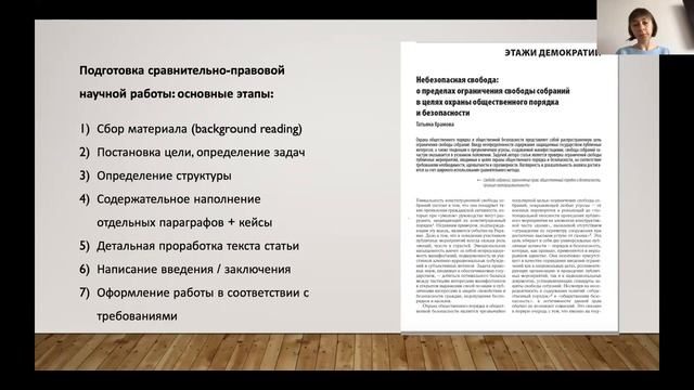 Сравнительное конституционное исследование: как правильно применять метод, или путь к успеху смотреть онлайн