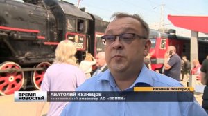 Экскурсионный ретро-паровоз начал работать в год 800-летия Нижнего Новгорода