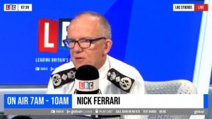 Nick Ferrari questions Met Police Commissioner Sir Mark Rowley  | Watch LIVE