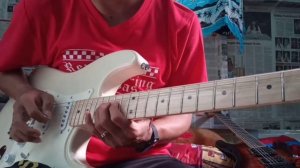 Secawan madu_instrument melody cover ibanez s series feat fender starotocaster