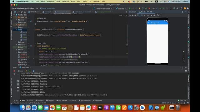 Part-5 Flutter Firebase Push Notification || Redirect user to specific page on click