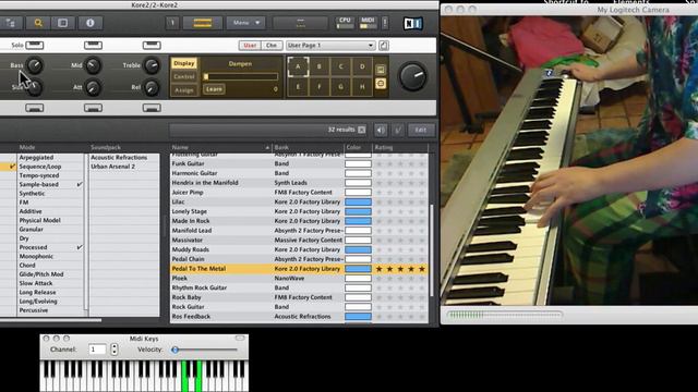 Learn how to shred guitar on piano keyboard смотреть онлайн