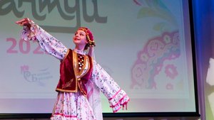 Танец "Татарочка" - танцует Александра. Сабантуй в Гурьевске, Калининградская обл. 24.06.2023 г.