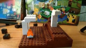 Лего майнкрафт биом долина душ самоделка!!!!