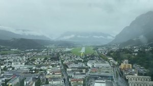 Инсбрук. Заход и посадка на ВПП26