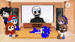 Fnf react to The Eteled: System Overload mod! (Gacha club)