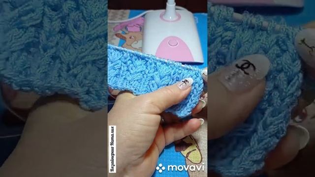 Вяжем шапку ушанку узором "колосок" спицами смотреть онлайн