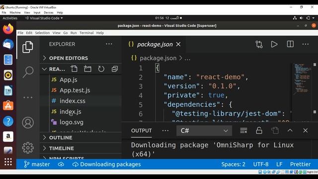 Visual Code Create and run a React app смотреть онлайн