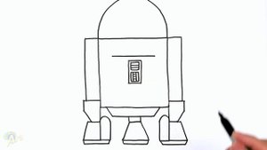 How to Draw R2-D2