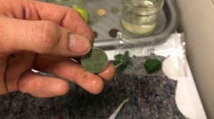 Чистка монет соляной кислотой и пастой Гои