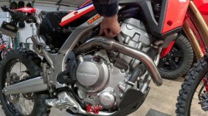 HONDA CRF300L YOSHIMURA RACE RS-4 FULL EXHAUST INSTALL