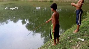 Best fishing video।Fishing with Hook। Kids fishing video (part-120)