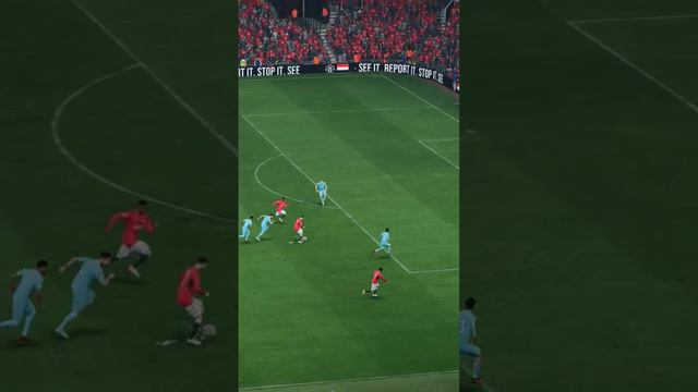 Manchester United classic build-up Play - Good finish by - Marcus Rashford - FC24