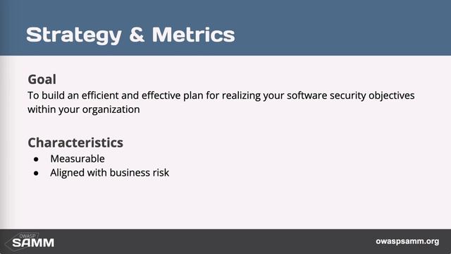 Strategy & Metrics №2