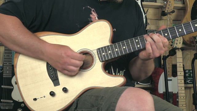 Fender Acoustasonic Telecaster смотреть онлайн